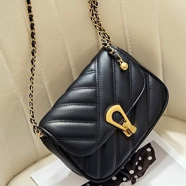 Yarrah | Genuine Leather Mini Chain Shoulder Bag
