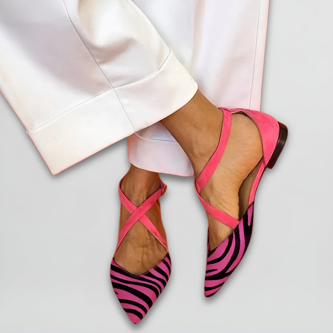 Fenna™ - Elegant Strap Ballet Flats