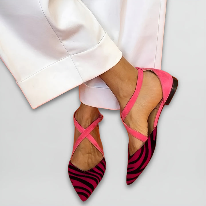 Fenna™ - Elegant Strap Ballet Flats