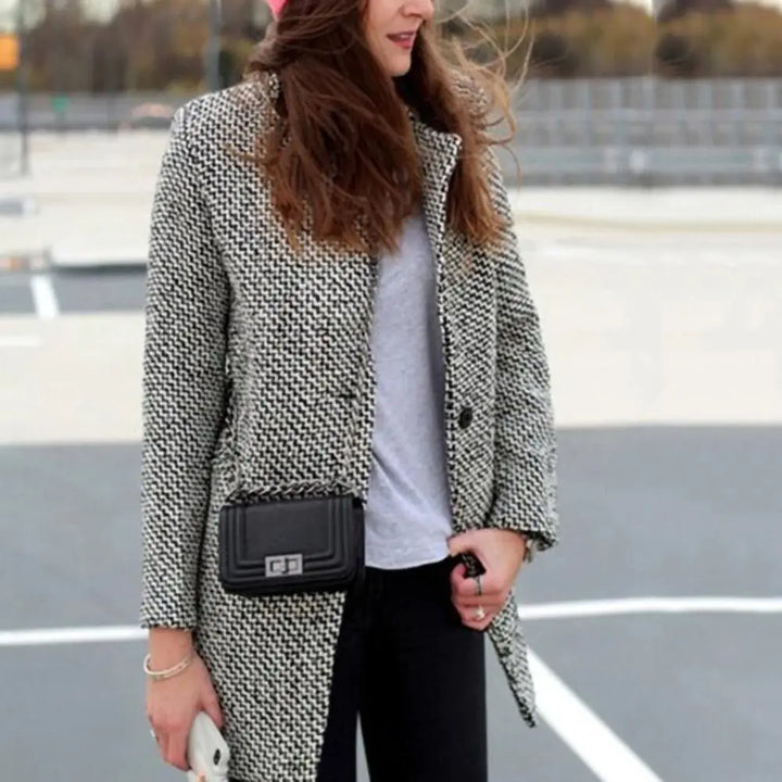 Cecilia | Elegant Long Wool Coat