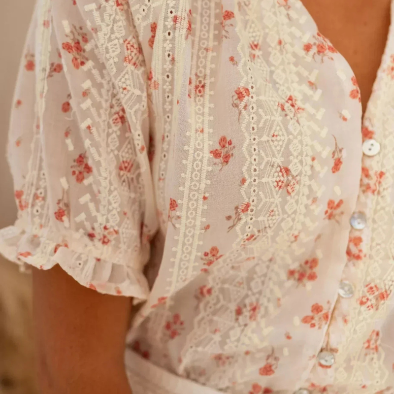 Marise -  Floral Blouse