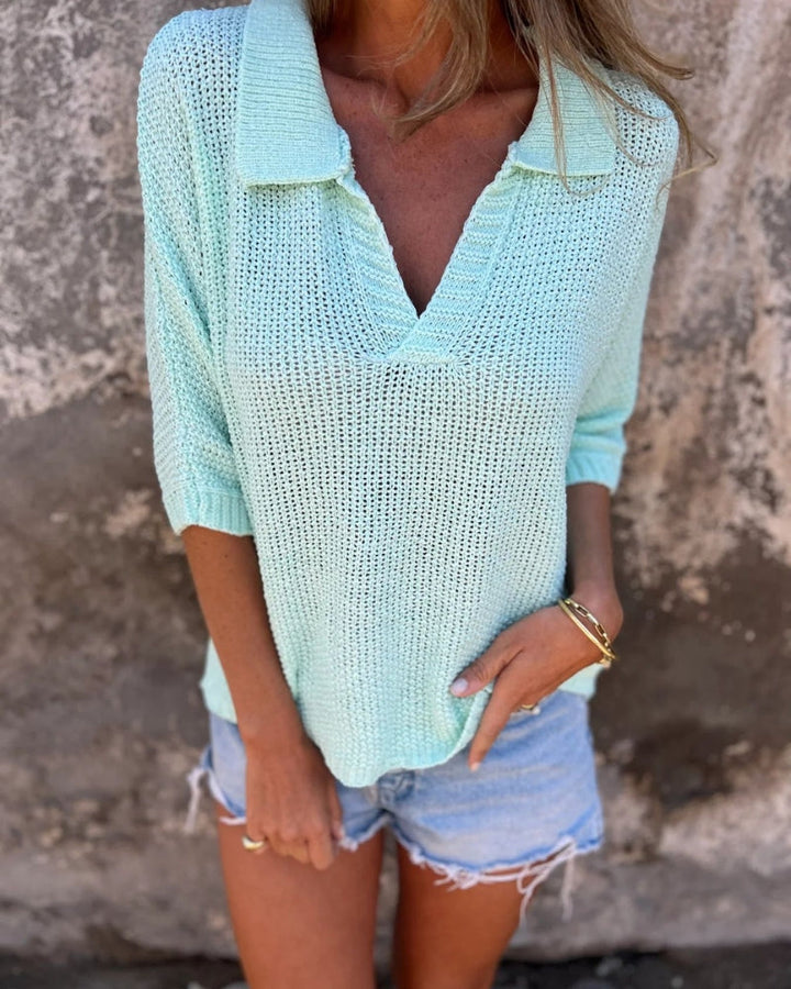 GABRIELLE - BOHO KNIT TOP