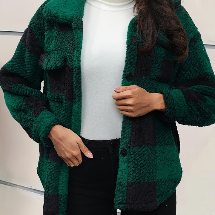 Ronda | Stylish Fleece Oversized Jacket