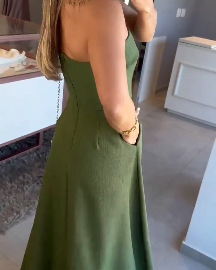 Anisa | Elegant Strapless Dress