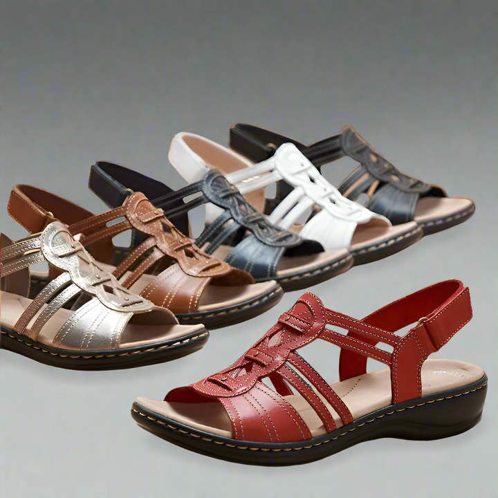 Mandy | Arch-Supportive Strappy Sandals for Ultimate Comfort