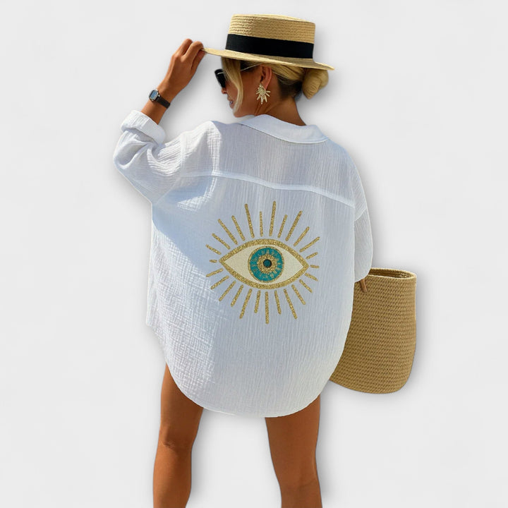 Ibiza Sun Goddess Casual Blouse