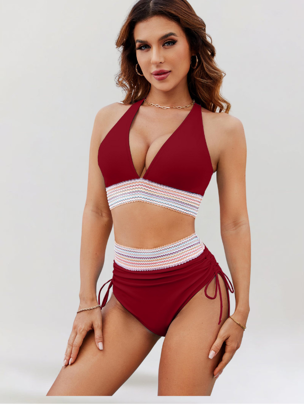 Frances – Tummy Control High-Waisted Bikini Set
