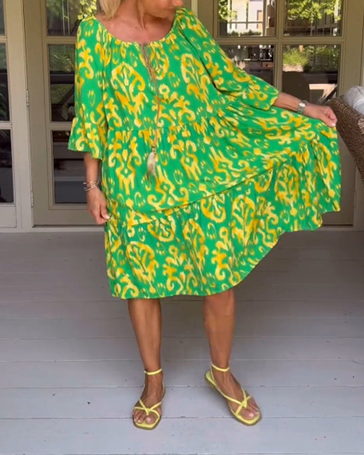 Rica - Casual Printed Dress