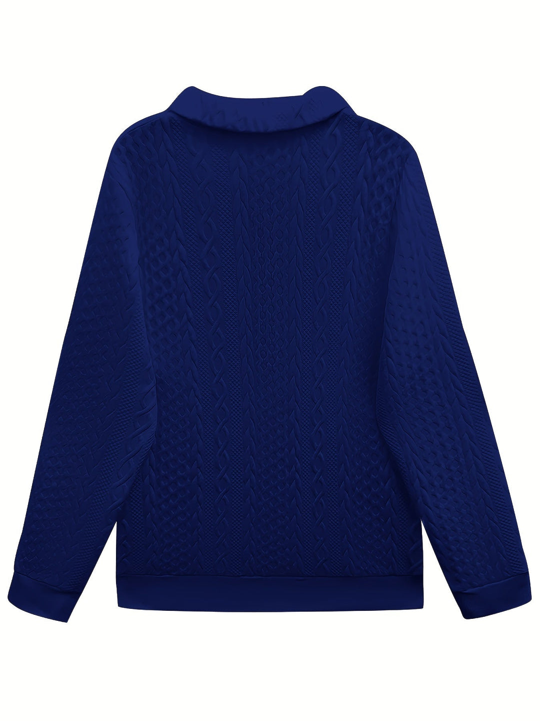 Miriam – Chic Long Sleeve Sweatshirt with Zipper Pockets