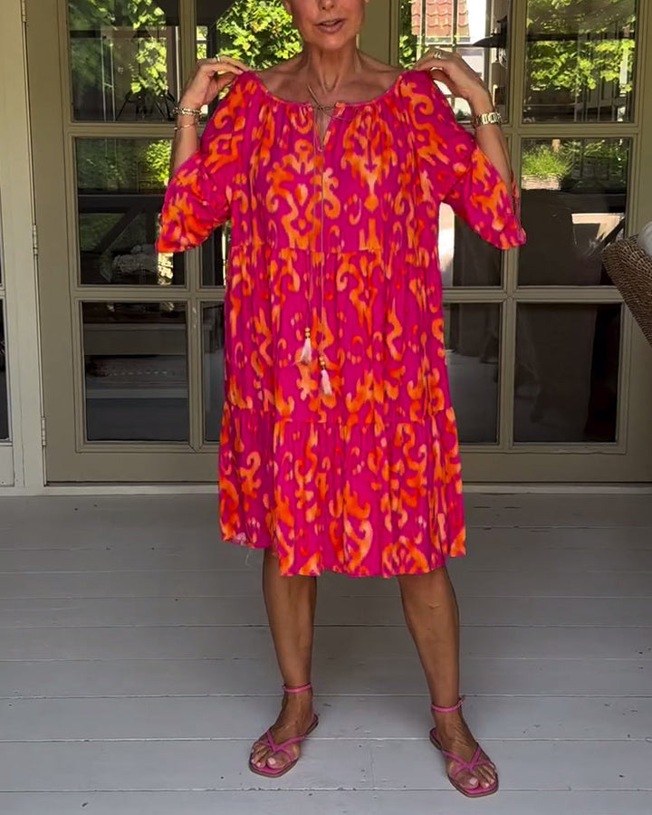 Rica - Casual Printed Dress