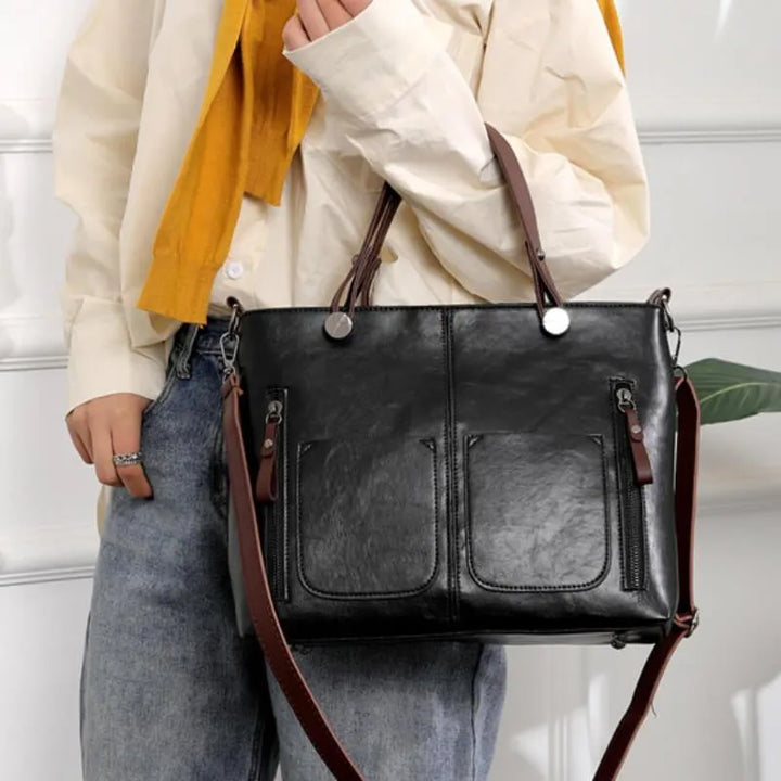 Gisela™ Vintage-style shoulder bag