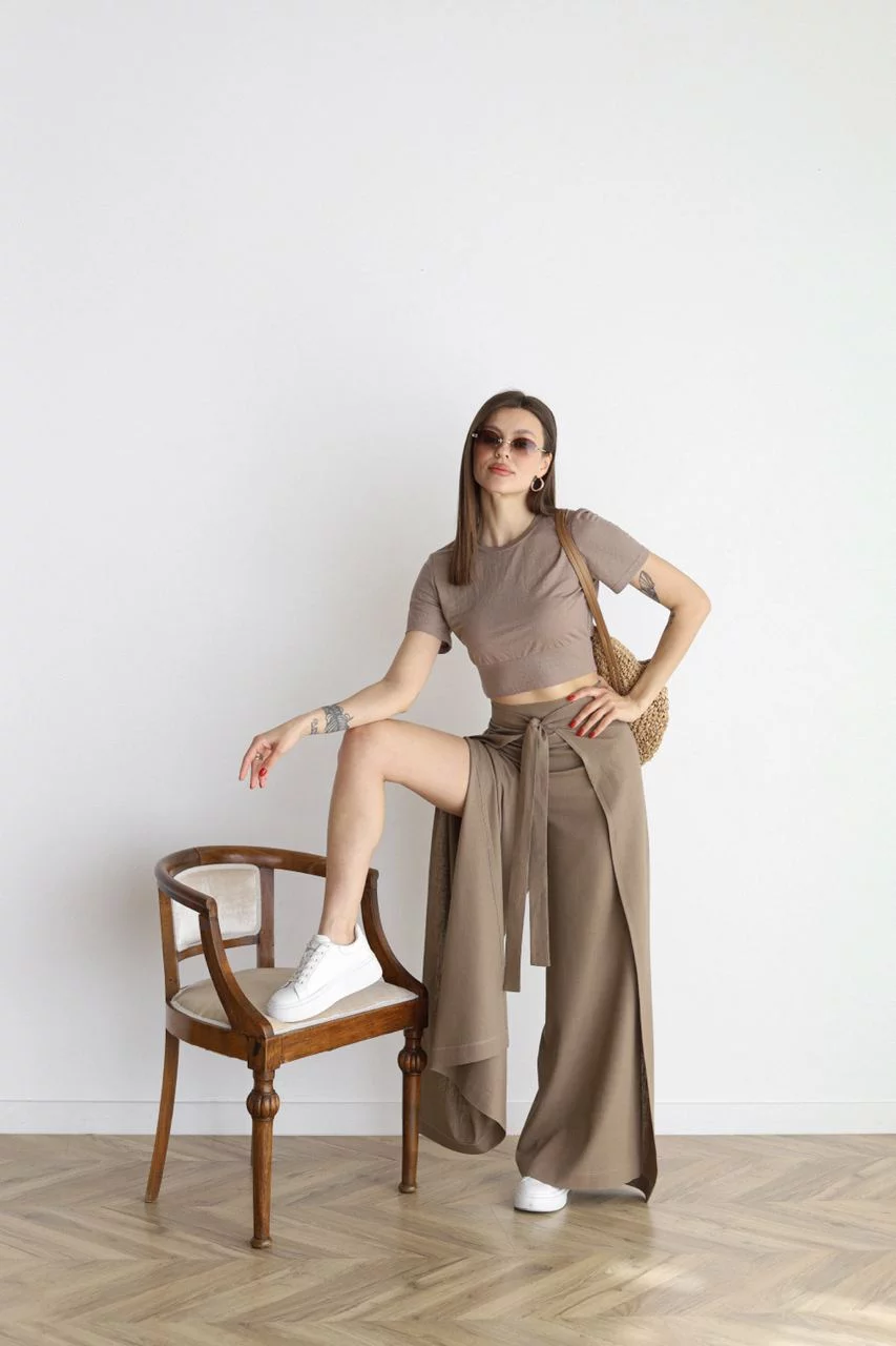 Valentina™ | Wide Linen Pants