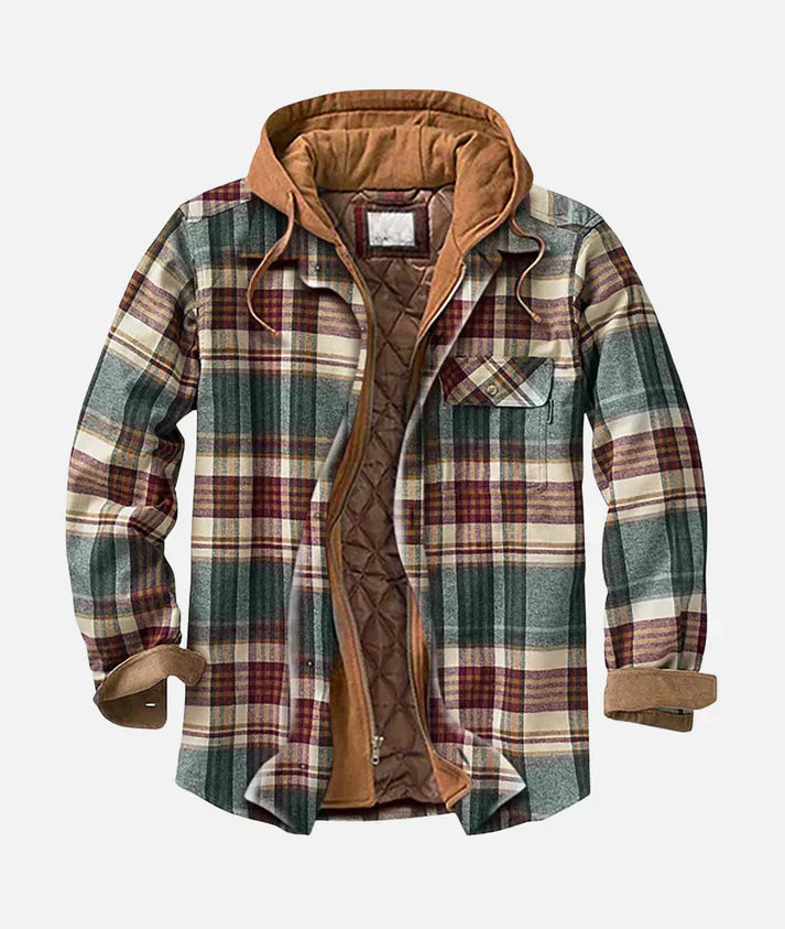 Jayden™ | Stylish Patchwork Plaid Jacket