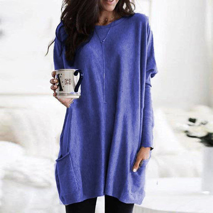 Marion - Women's Oversized Round Neck Jumper