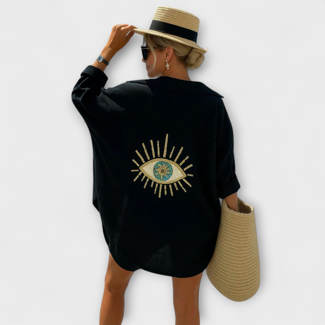 Ibiza Sun Goddess Casual Blouse