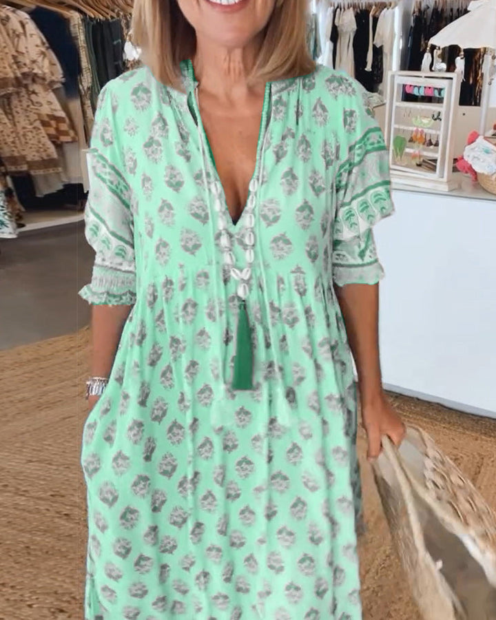 Lila | Casual V-neck Dress