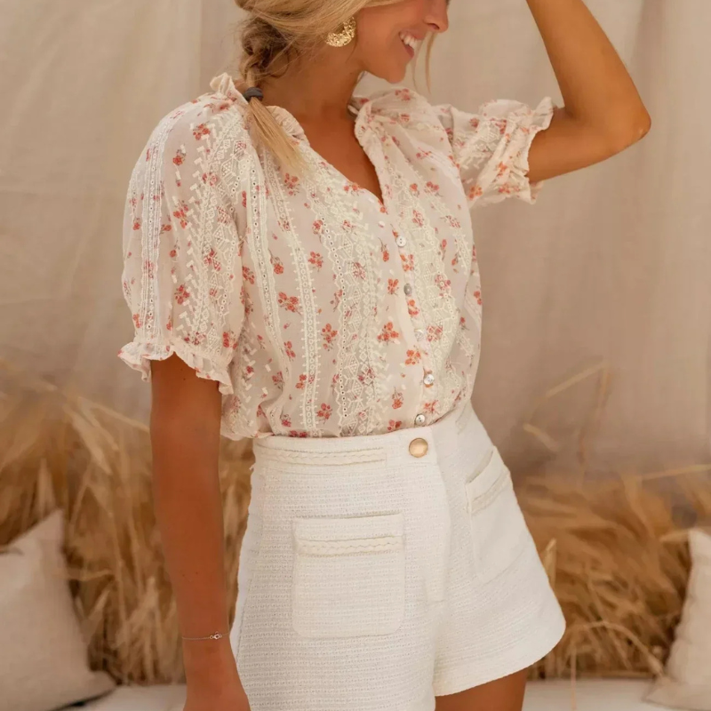 Marise -  Floral Blouse