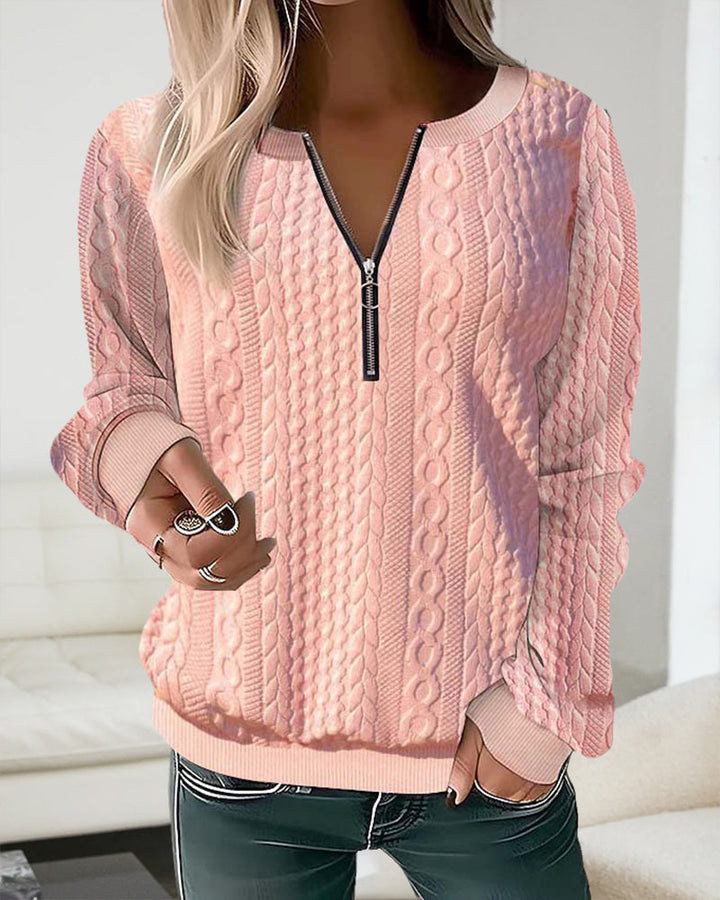 Birgitta Jumper with Zipper