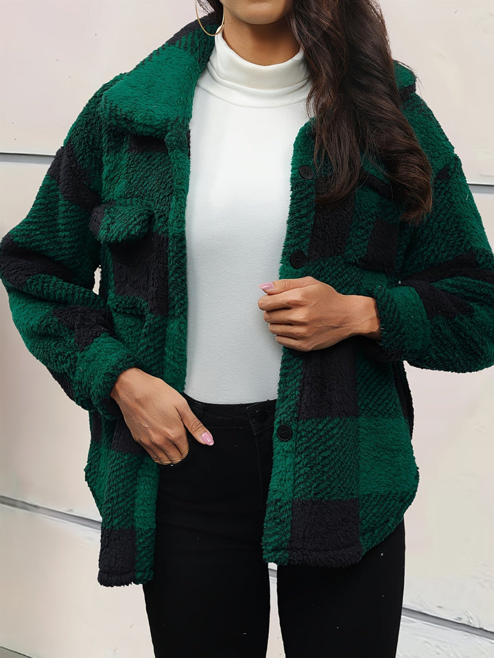 Ronda | Stylish Fleece Oversized Jacket