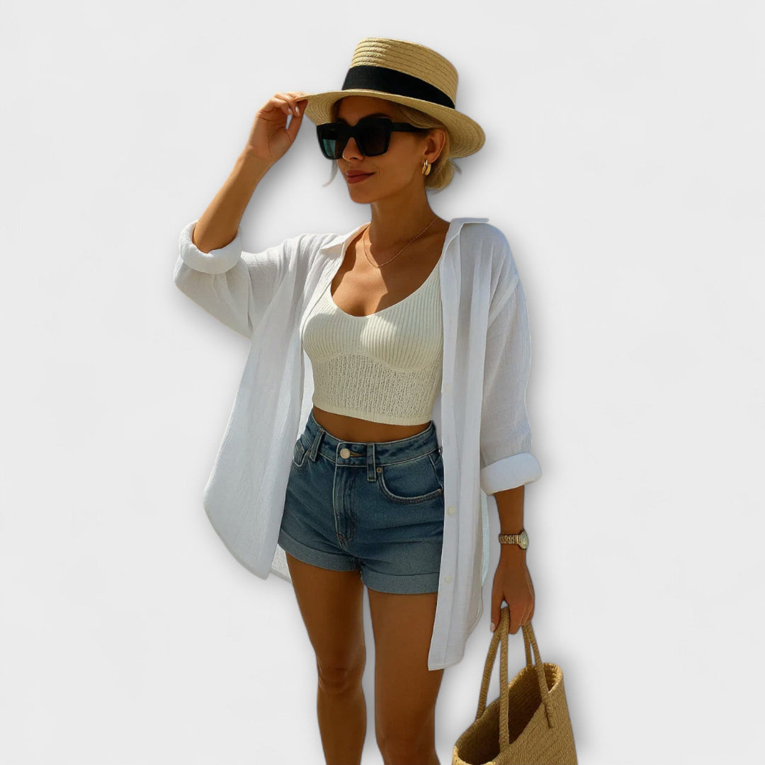Ibiza Sun Goddess Casual Blouse