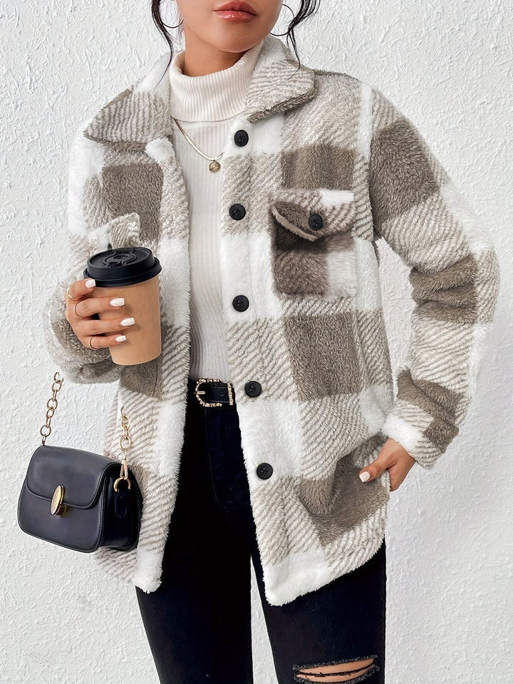 Ronda | Stylish Fleece Oversized Jacket