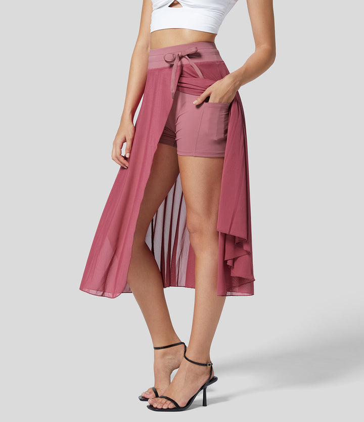 Livan | High-Waisted 2-in-1 Skirt