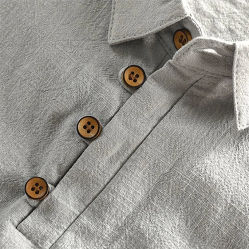 Genji - Men's Short Sleeve Shirt in Japanese Style