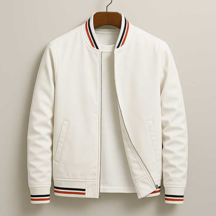 Gleb – Stylish Bomber Jacket with Stripes
