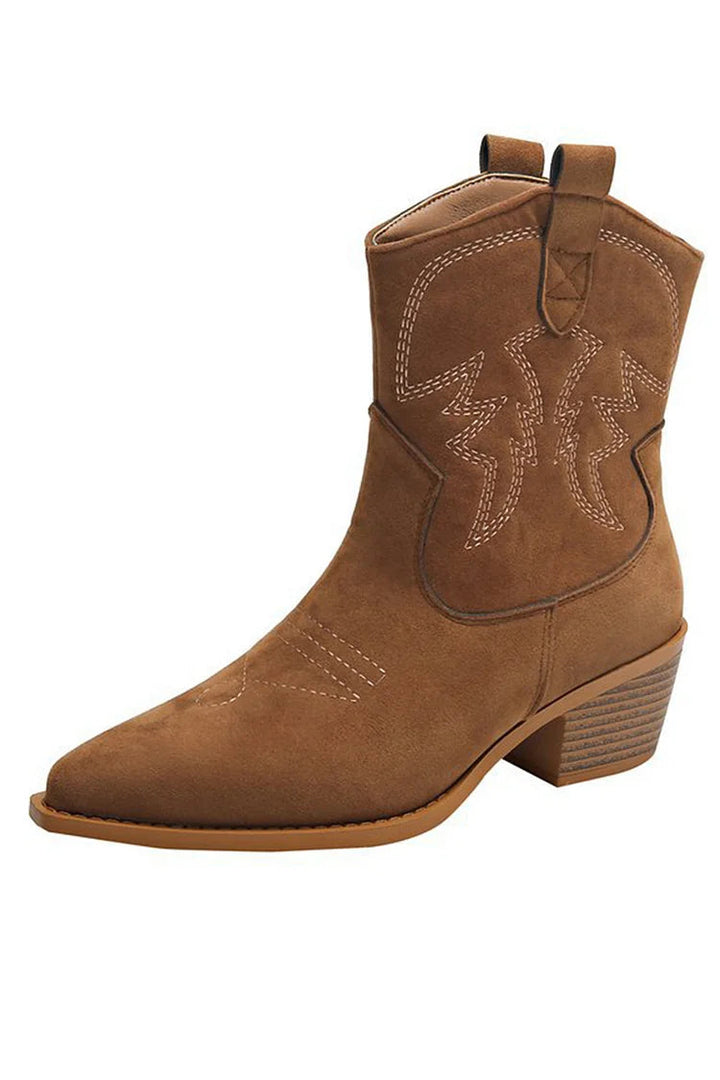 Kira | Stylish Western-Inspired Ankle Boots