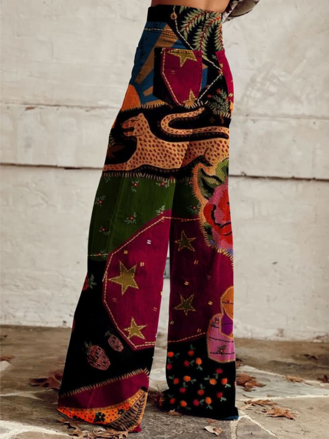 Siena | Retro Wide-Leg Trousers