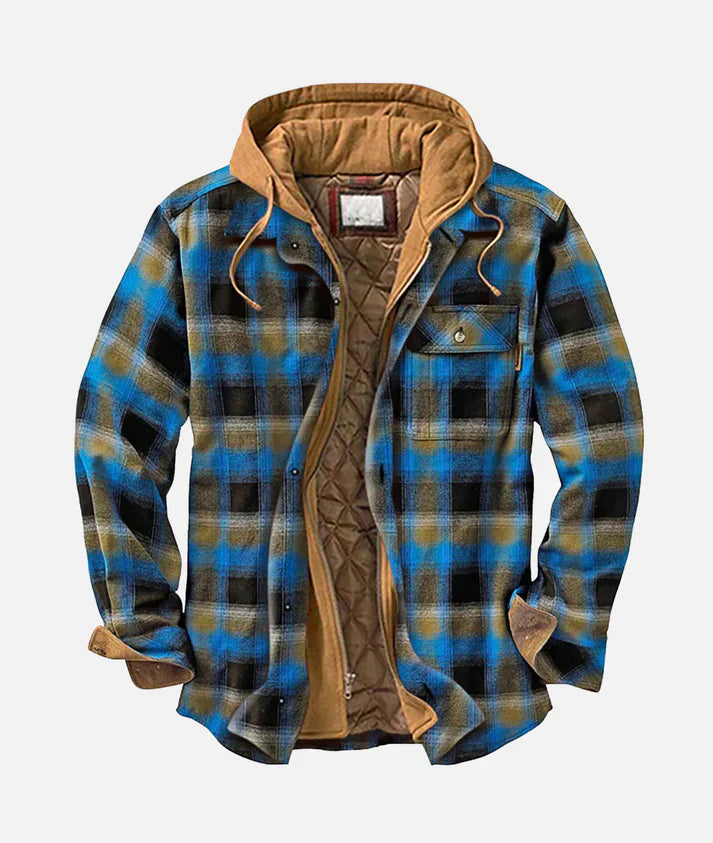 Jayden™ | Stylish Patchwork Plaid Jacket