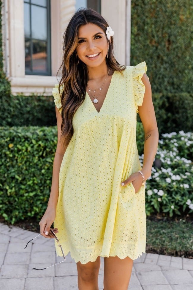 👗Jackie Summer Elegant Hollow Lace Dress