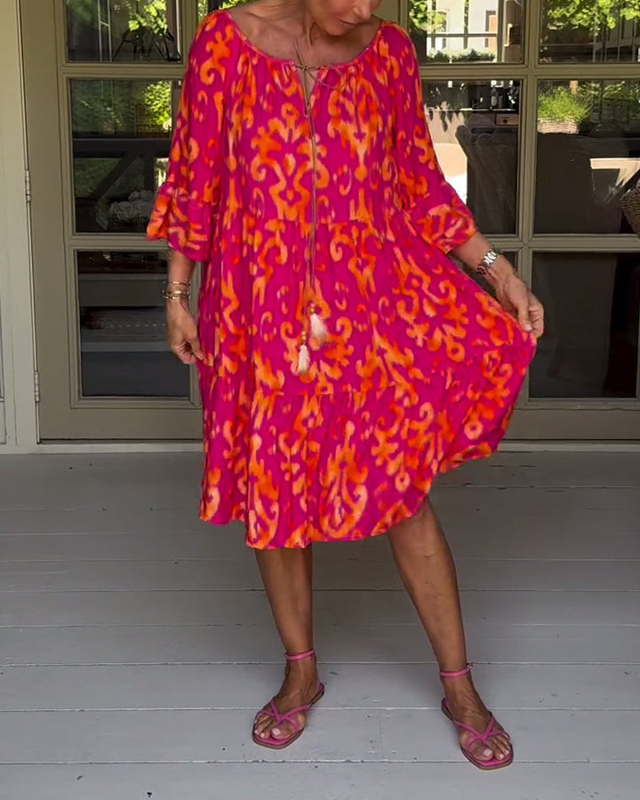 Rica - Casual Printed Dress