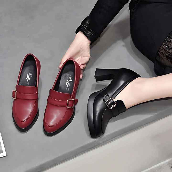 LUNA | Stylish and Cozy Heeled Footwear