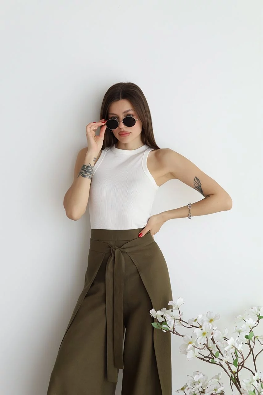 Valentina™ | Wide Linen Pants