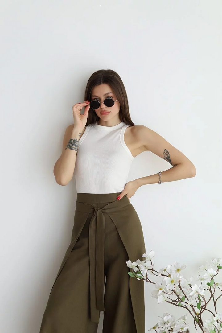 Valentina™ | Wide Linen Pants