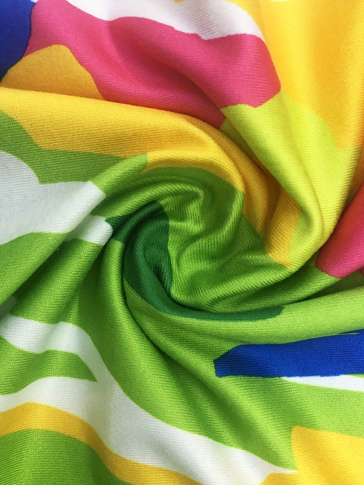 Vibrant Abstract Marnie Dress