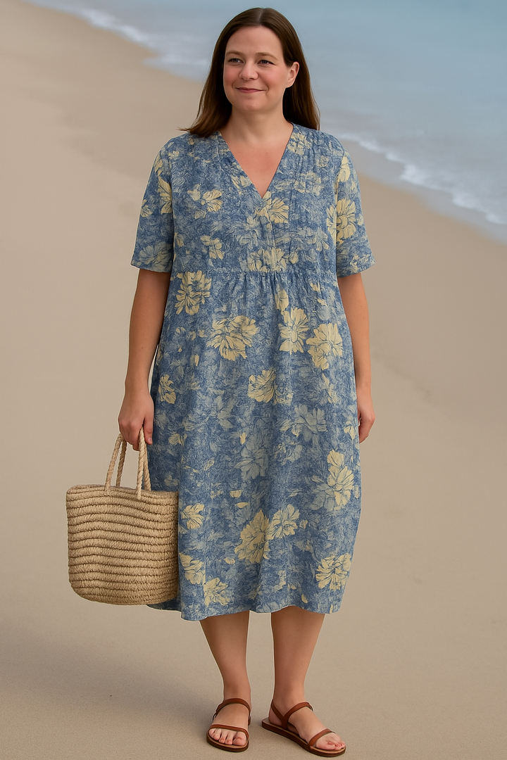 Blossom | Floral Print Tummy-Enhancing Dress