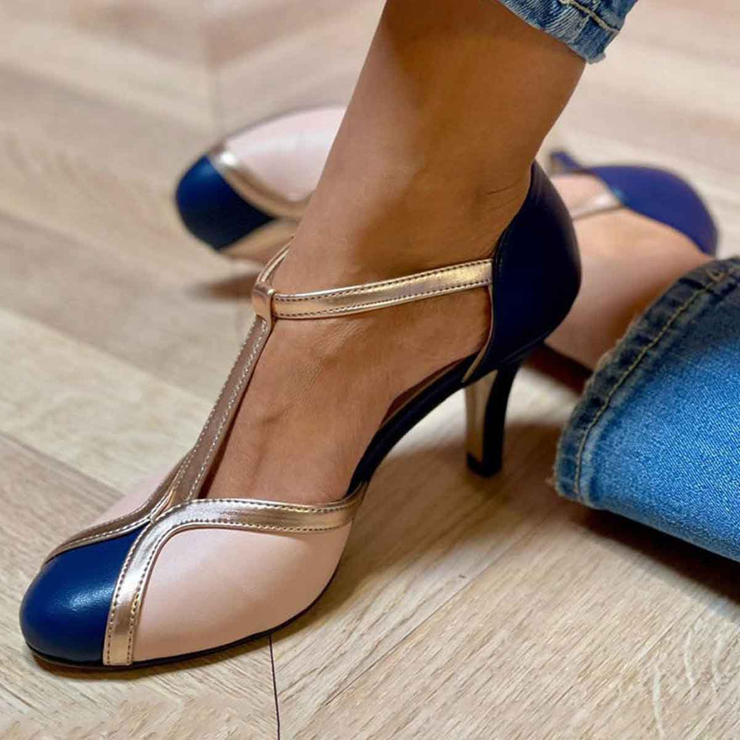 Alessia™ | Vibrant and Cozy T-Strap Footwear