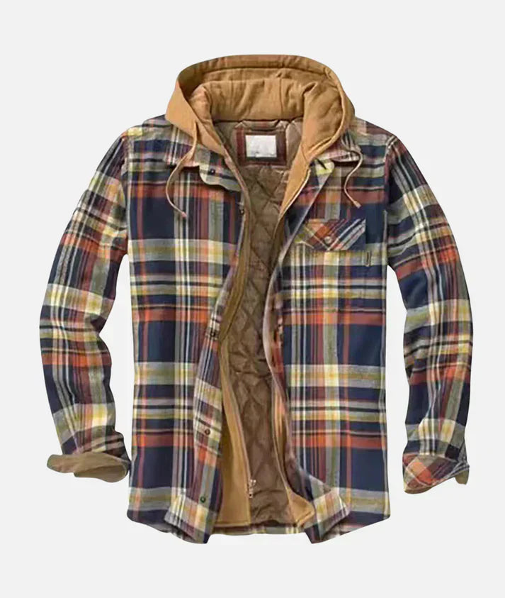 Jayden™ | Stylish Patchwork Plaid Jacket