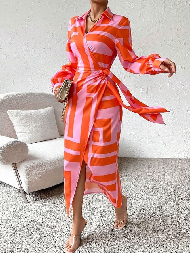 CIRINE | Floral Print Wrap Dress