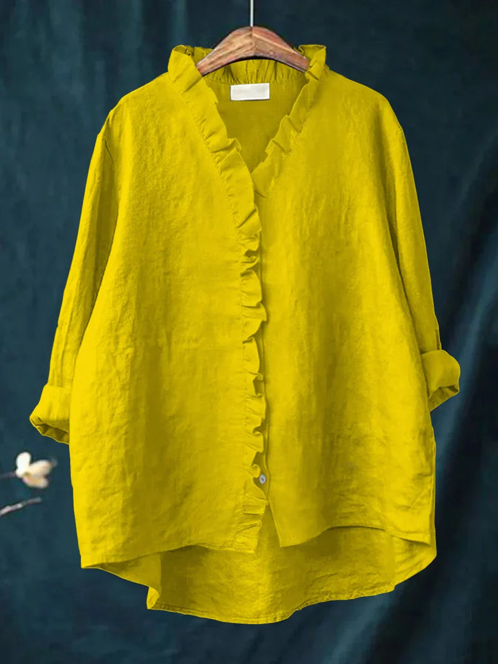 Sanela - Casual Ruffles Shirt
