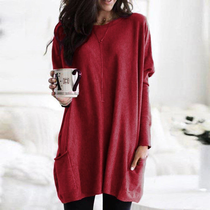 Marion - Women's Oversized Round Neck Jumper