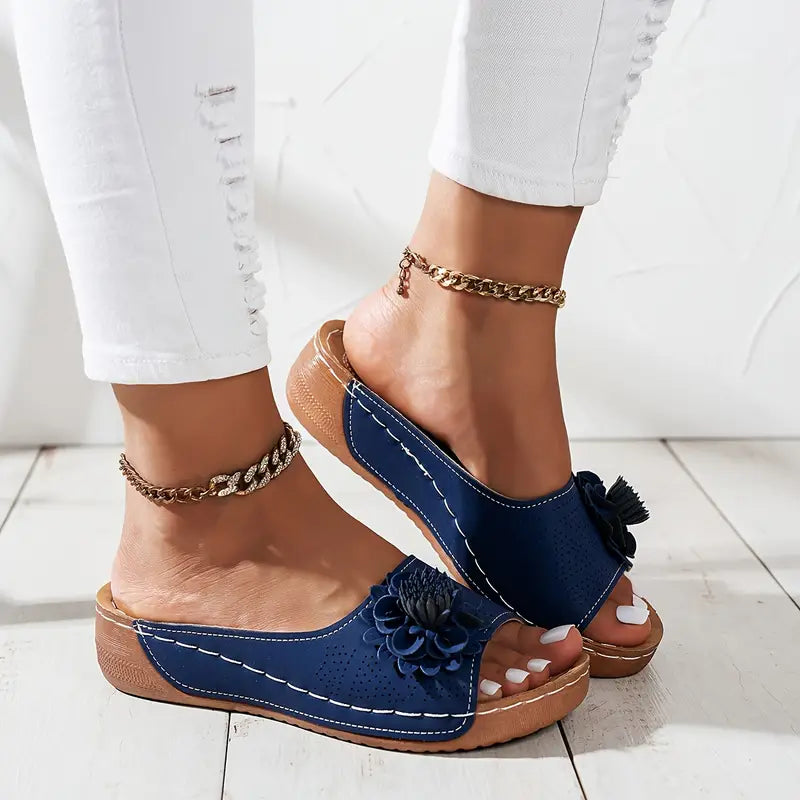 FLORA | Floral Motif Sandals