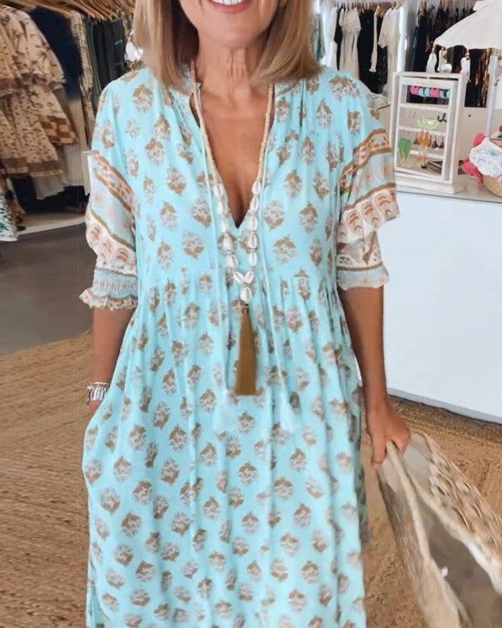 Lila | Casual V-neck Dress