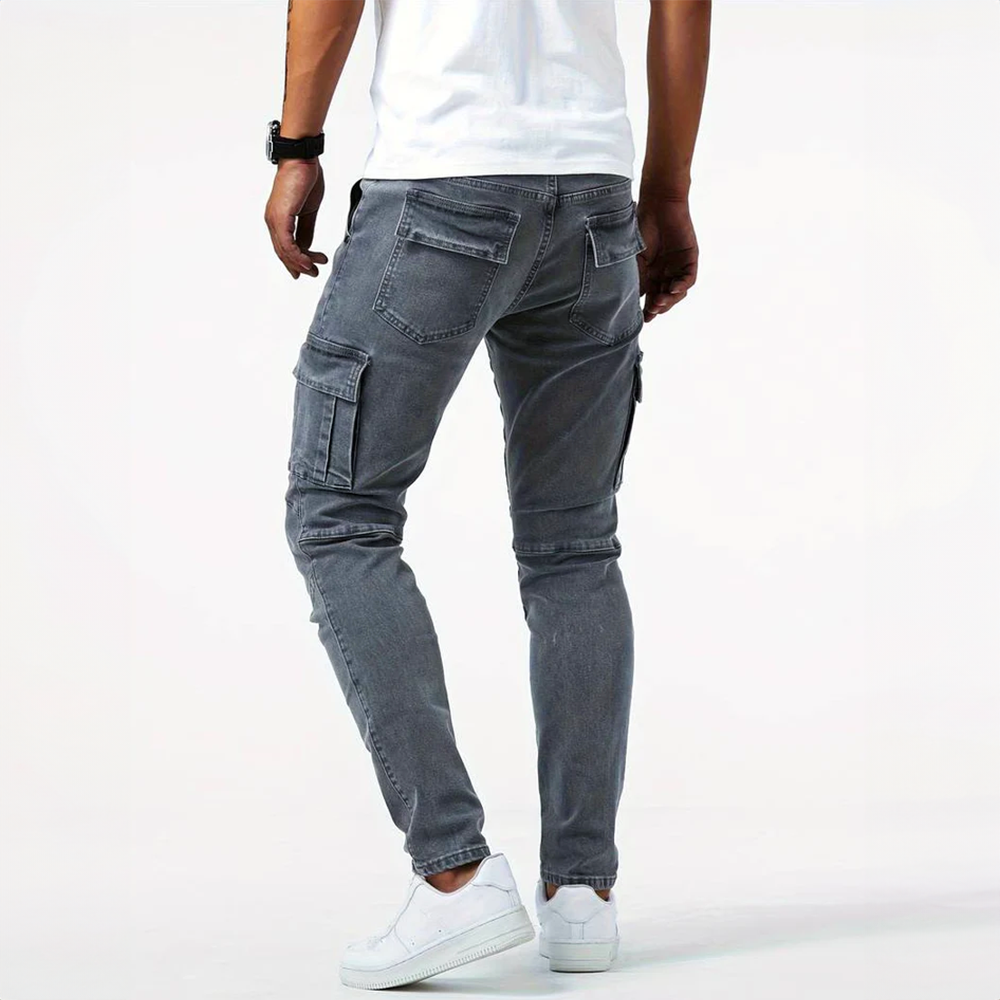 Metro Denim Cargo Jeans