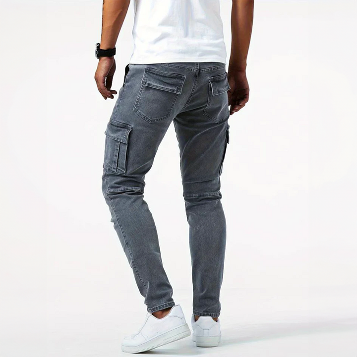 Metro Denim Cargo Jeans