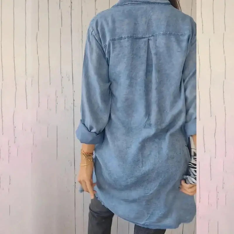 Mila – Casual Denim Shirt Jacket