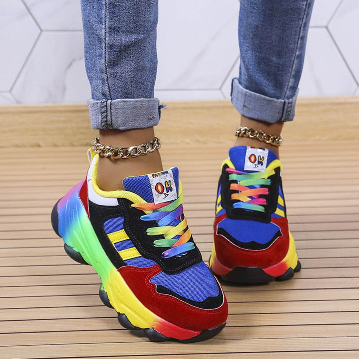 Aurora Stylish and Comfortable Colorful Sneakers by Ladivania