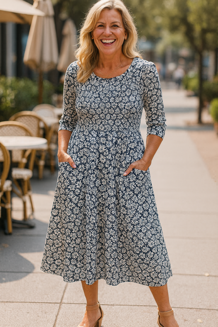 Meliora | Timeless Midi Dress – Effortless Elegance and Flattering Comfort for Everyday Wear
